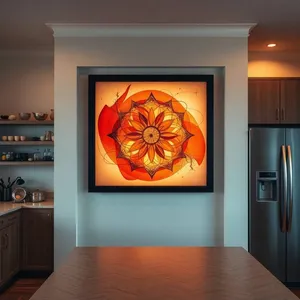 abstract kitchen mockup example 1